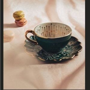 Anthropologie Catherine Martin Starry Night Teacup and Saucer